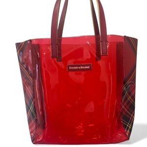 Dooney & Bourke Red Plaid Tote